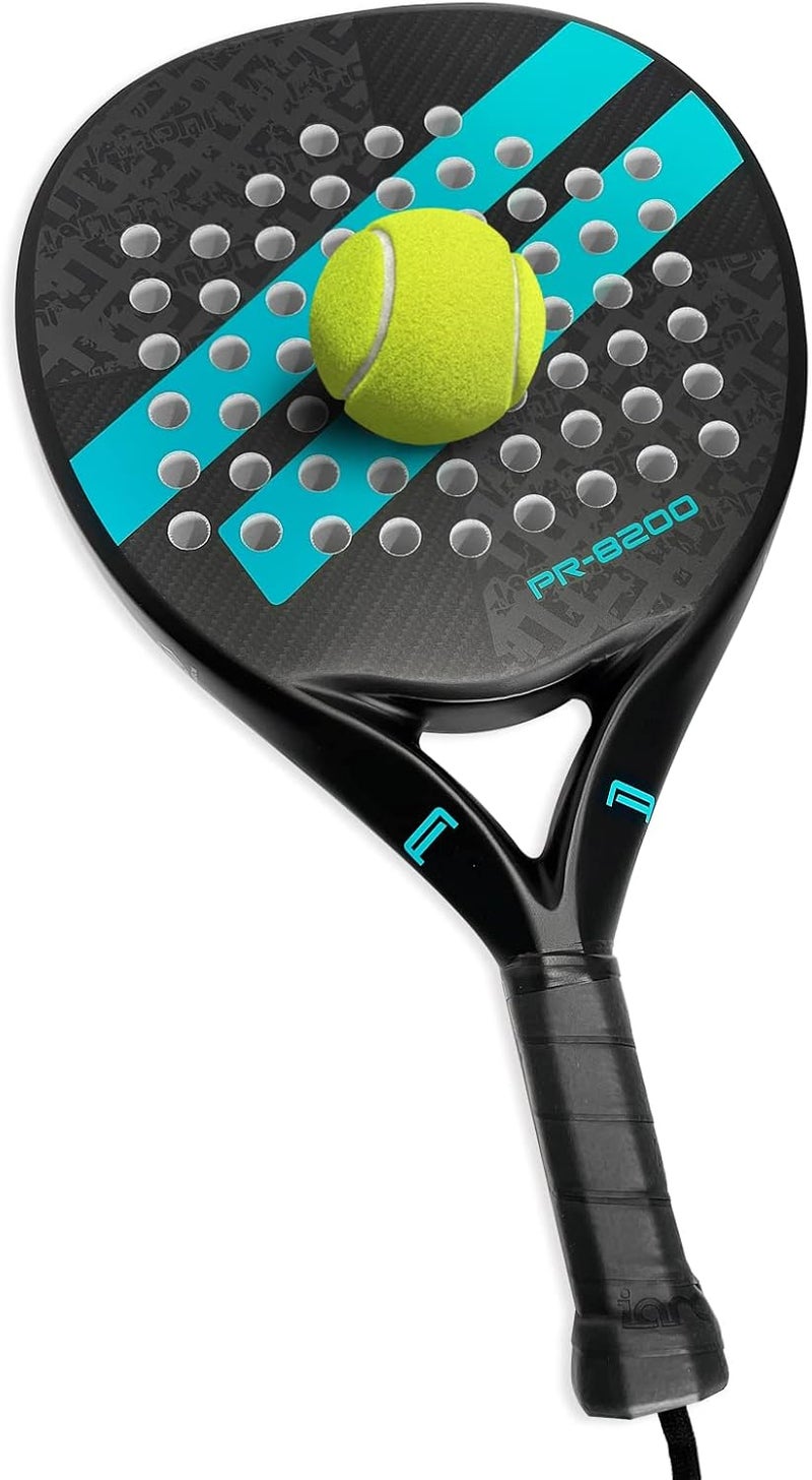 WLSRW Padel Racket Carbon Fiber Surface with EVA Memory Flex Foam Core Lightweight Padel Racquet - Image 2
